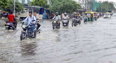 ગુજરાતમાં વરસાદનો નવો રાઉન્ડ  સવારથી અનેક સ્થળે સટાસટી