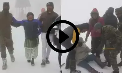 સિક્કિમમાં અચાનક હિમવર્ષા બની આફત  સેના દેવદૂત બની 500 મુસાફરોના જીવ બચાવ્યા  જુઓ વિડીયો