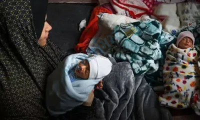 israel hamas war  પ્રસૂતિની પીડામાં પણ 5 કિ મી ચાલીને હોસ્પિટલ પહોંચી ગર્ભવતી મહિલા  4 બાળકોને આપ્યો જન્મ