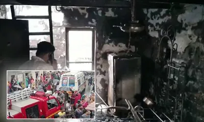 ધોરાજીમાં ગેસ સિલિન્ડર લીકેજ થતા ઘરમાં લાગી આગ  એક મહિલાનું મોત