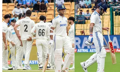 ind vs nz  માત્ર 46 રનમાં જ ટીમ ઈન્ડિયા ઓલઆઉટ  એશિયામાં સૌથી ઓછો સ્કોર બનાવવાનો શરમજનક રેકોર્ડ